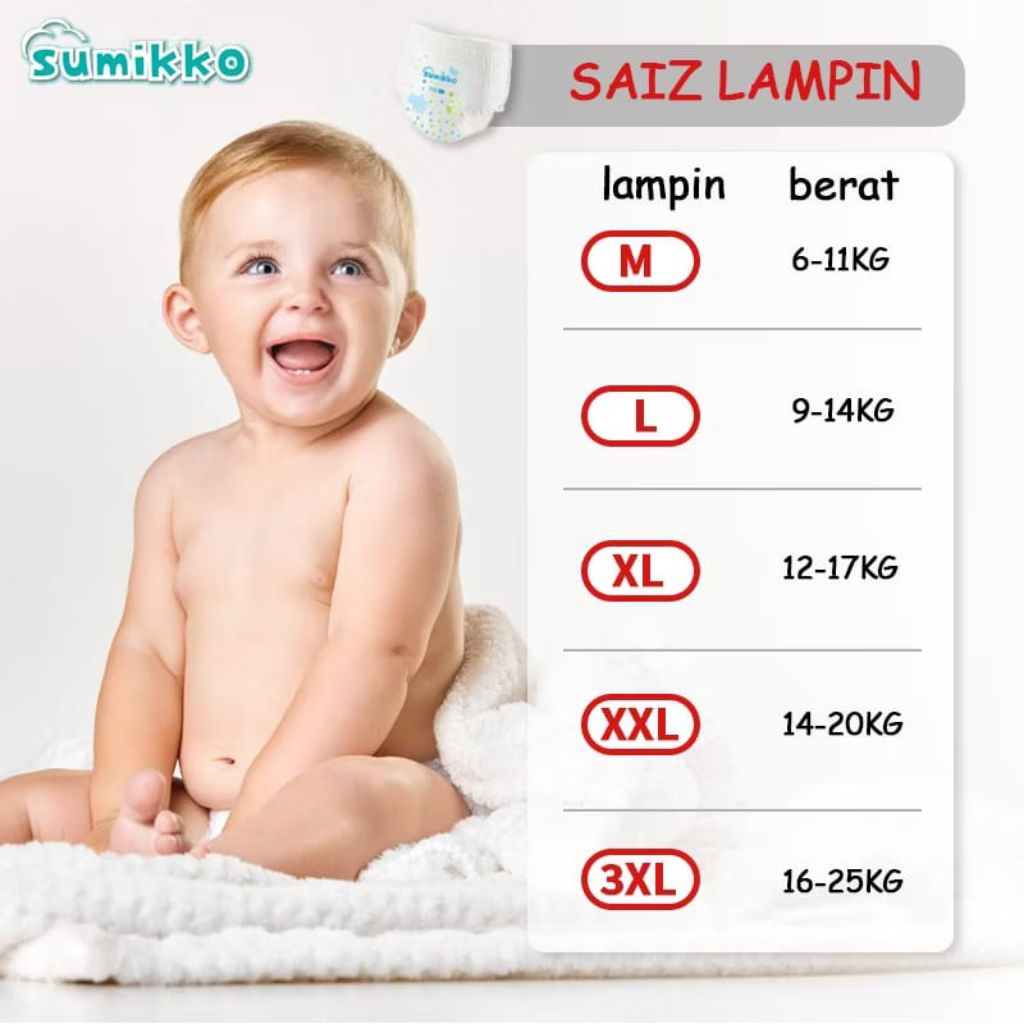 pempers pants popok Sumikko S50 M50 L50 XL50 - Gambar 3