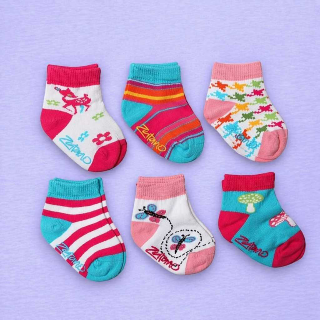 ZEBALTA - Kaos Kaki Motif Bayi Laki Laki Dan Perempuan Random - Gambar 4