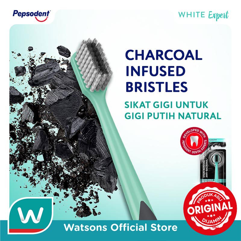 Pepsodent Sikat Gigi White Expert Soft 1'S