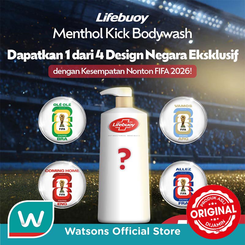 Lifebuoy Sabun Mandi Cair Mentholkick FIFA 500g
