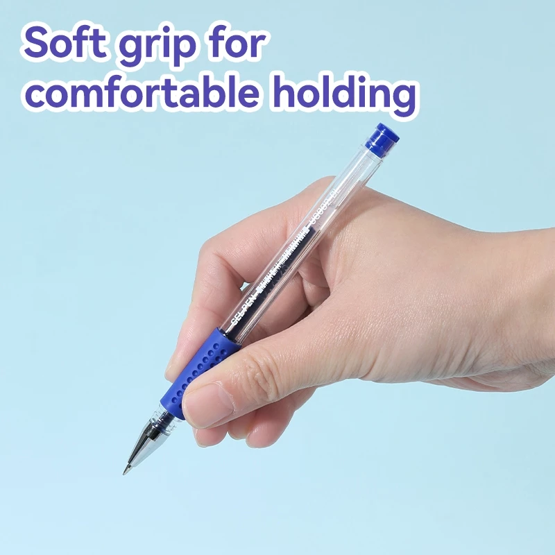 Deli I-Select Gel Pen Serbaguna / All Purpose Gel Pen 0.5mm UG002 - Gambar 3