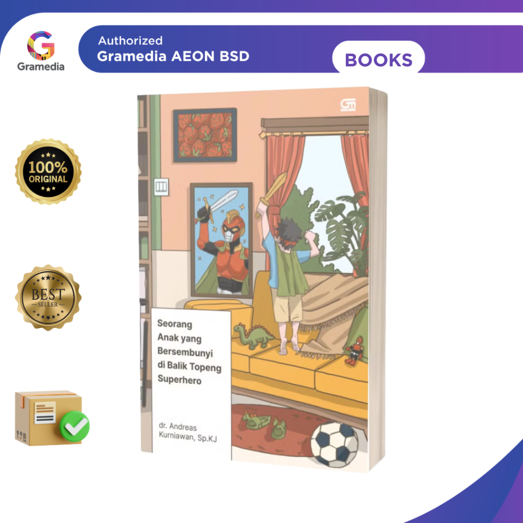 Seorang Anak yang Bersembunyi di Balik Topeng Superhero - Gramedia AEON BSD - Gambar 2