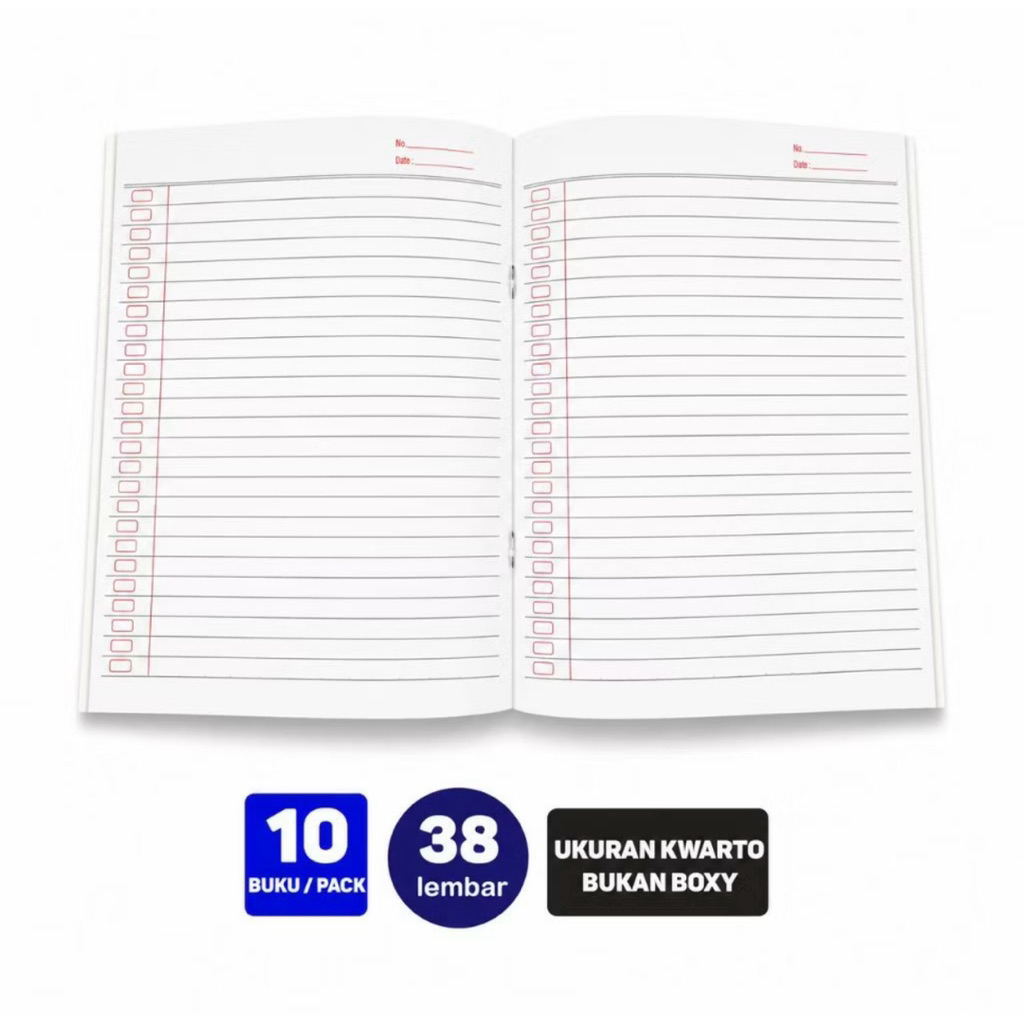 1Pack (10Buku) Buku Tulis Sekolah SIDU VISION alat tulis sekolah dan kantor - Gambar 4