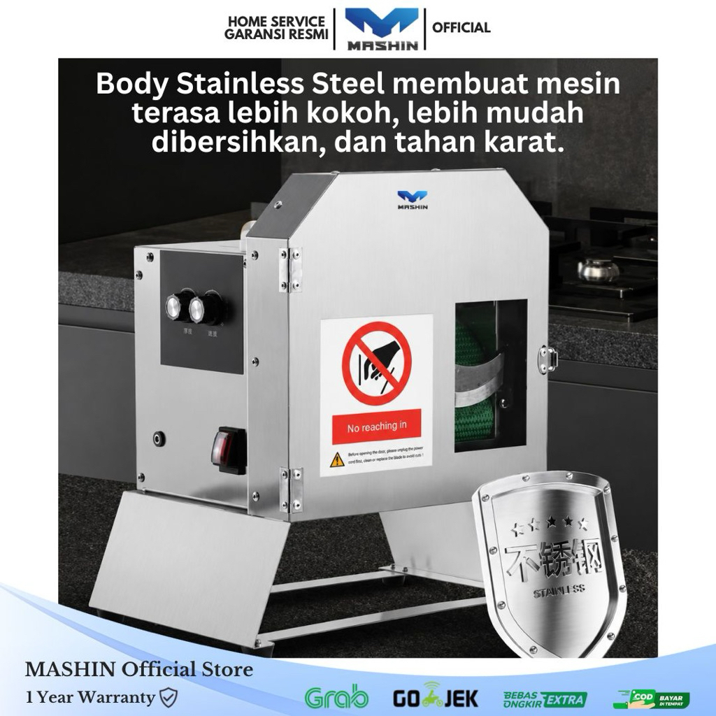 Mashin - Vegetable Cutter Multifungsi / Mesin Pemotong Sayuran Long Bean Cutting Potong Sayur Panjang - Gambar 3