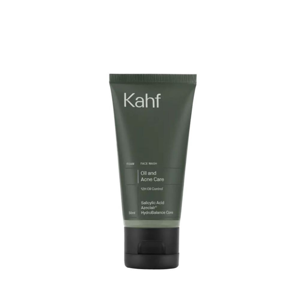 Kahf Oil and Acne Care Face Wash - Sabun Pembersih Wajah Pria Untuk Jerawat / Merah Jingga Official - Gambar 4