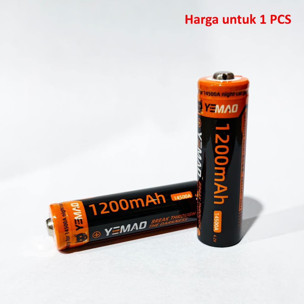 Baterai Lithium 14500 Rechargeable