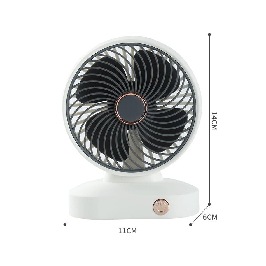Kipas angin mini genggam ZB097 /Kipas meja isi ulang USB / Kipas portable// Kipas yang dapat disesuaikan arahnya/mini fan - Gambar 2