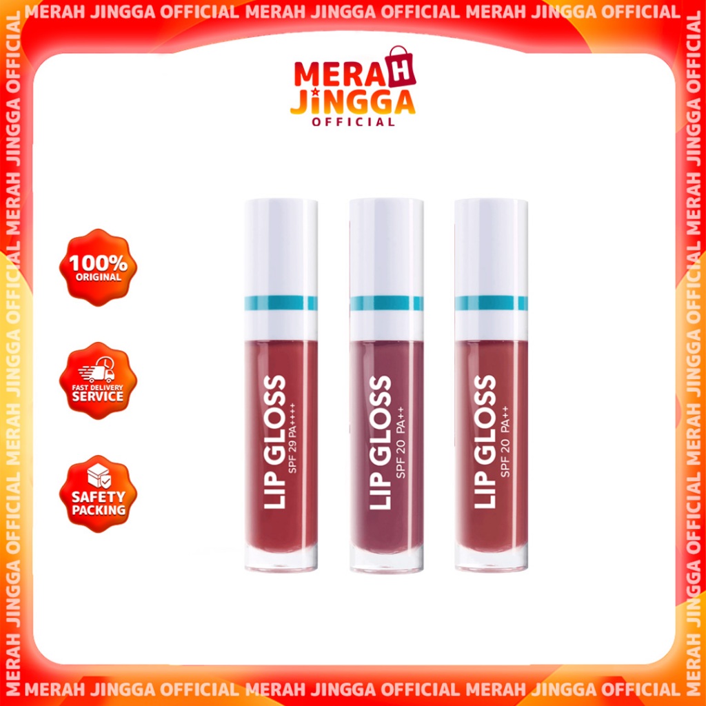 AMATERASUN Lip Gloss SPF29 PA++++ / Merah Jingga Official