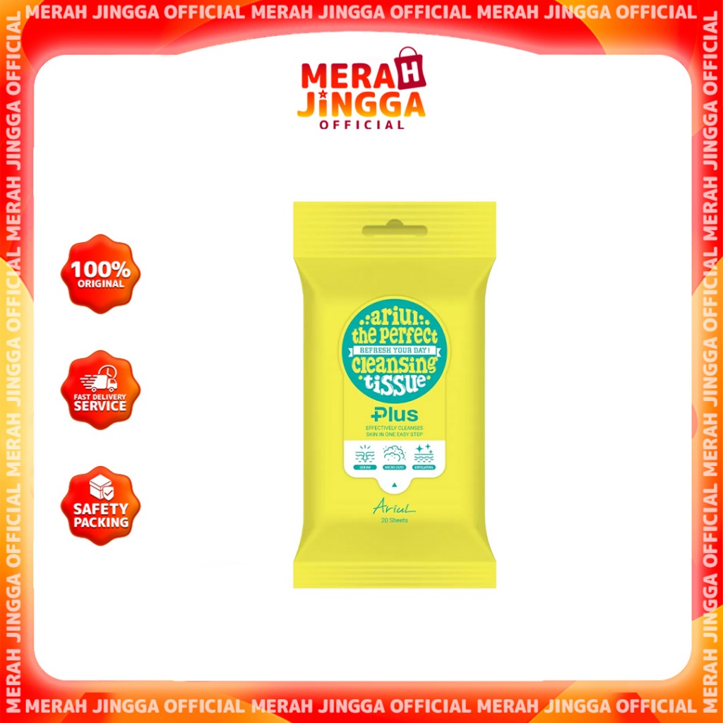 Ariul Cleansing Tissue 20s / Merah Jingga Official