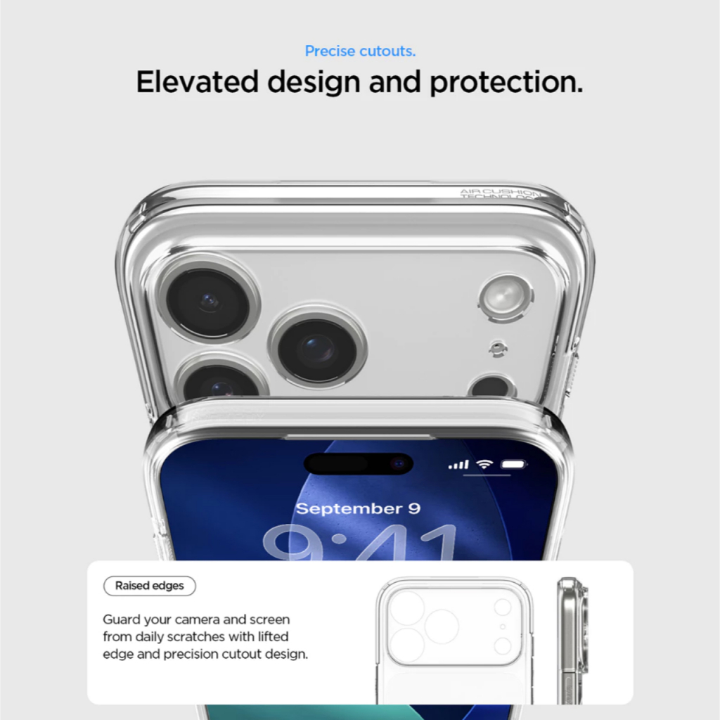 SPIGEN Special Bundling for iPhone 17 Pro Case Ultra Hybrid T MagFit Clear White + Tempered Glass with Tray 1 Pack Glas.tR EZ Fit Pro HD Privacy - Gambar 3
