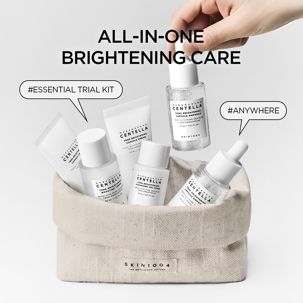 SKIN1004 Madagascar Centella Tone Brightening Travel Kit (box ver.) - Gambar 2