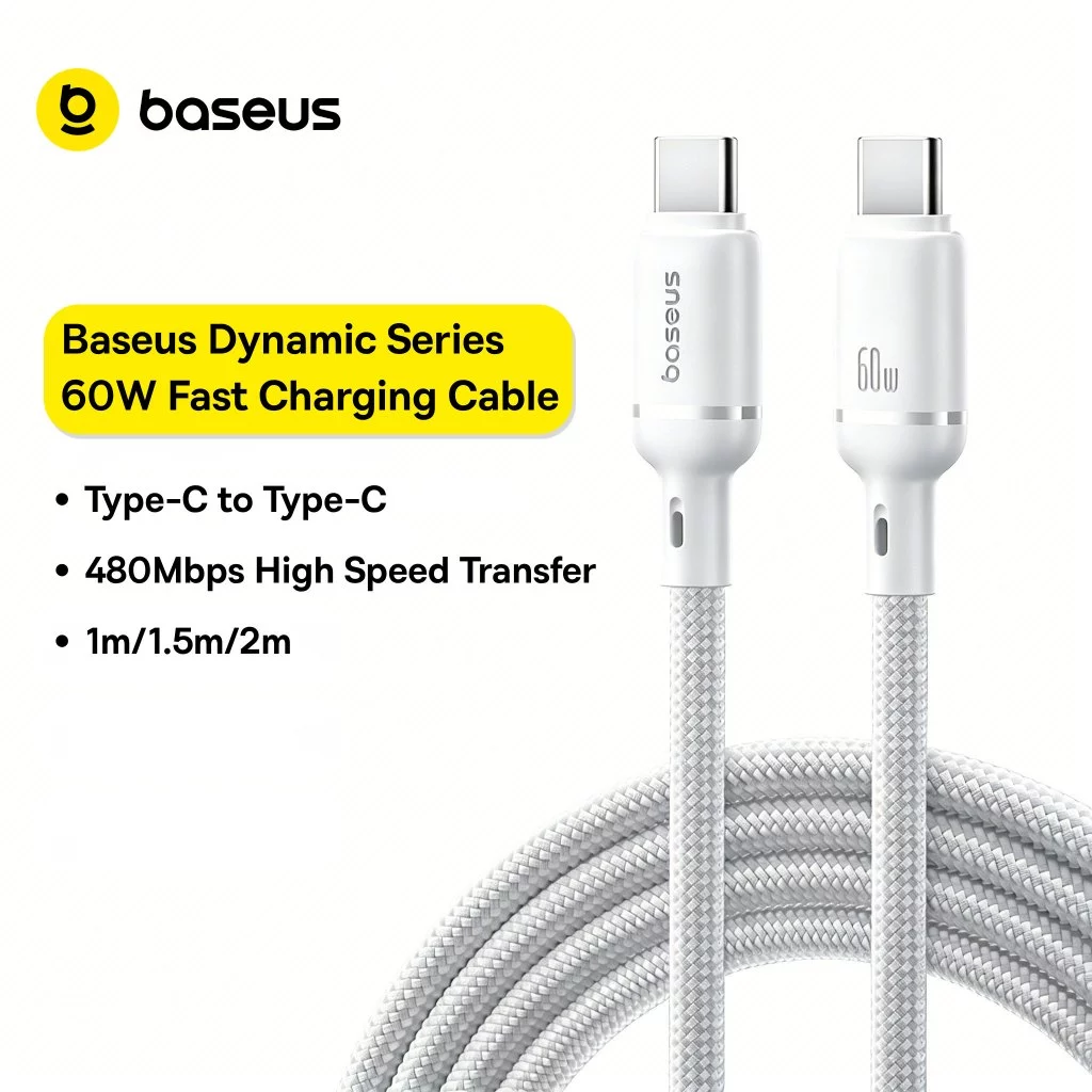Baseus Smooth Power 2.4A/30W/60W Fast Charging Cable For iPhone - Gambar 3