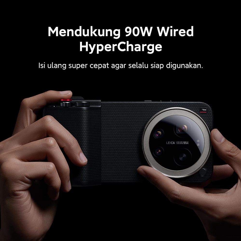 Xiaomi 17 Ultra Photography Kit Pro / Grip baterai ekstra 2000mAh (typ) / Mendukung 90W wired HyperCharge / Tombol fungsi yang dapat dikustomisasi / Tahan debu & percikan air IP54 Durabilitas dan perlindungan lebih kuat [Xiaomi Officia Store] - Gambar 3