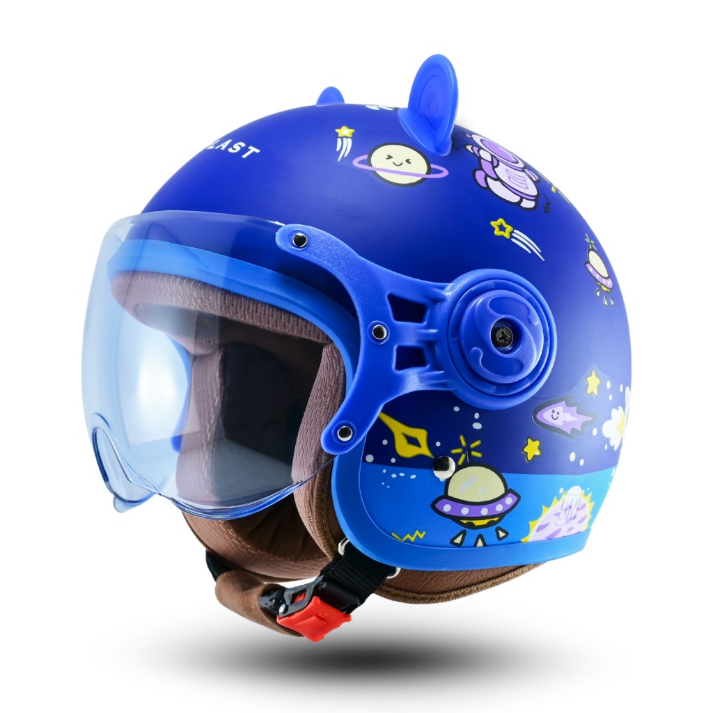 Helm Anak BIP PLAST Helm anak Bogo bagus karakter dino kuping panda - Gambar 2