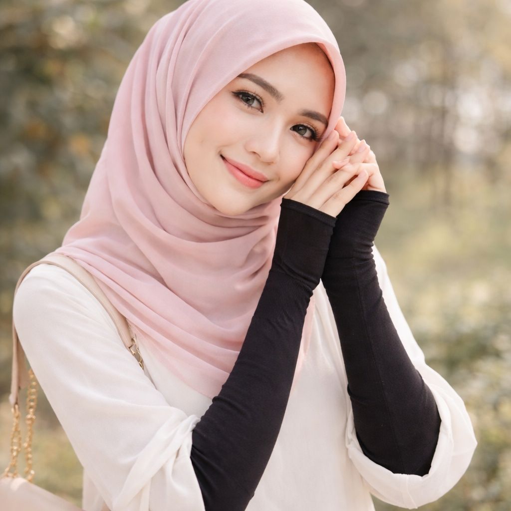 ZEBALTA - Manset Tangan Lubang Jempol Pilih Warna - Gambar 2