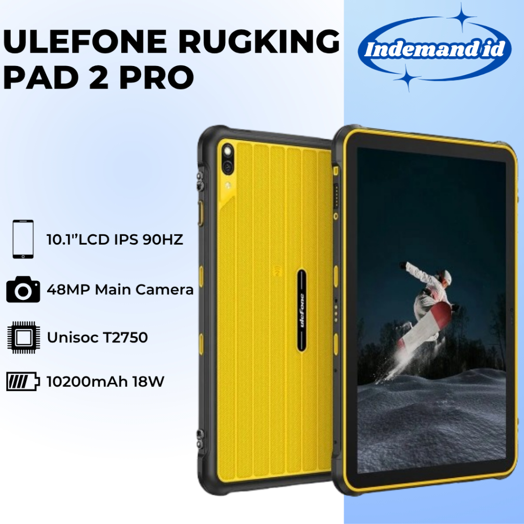 Ulefone RugKing Pad 2 Pro 10.1''LCD IPS 90HZ Unisoc T2750 10200mAh 18W 48MP