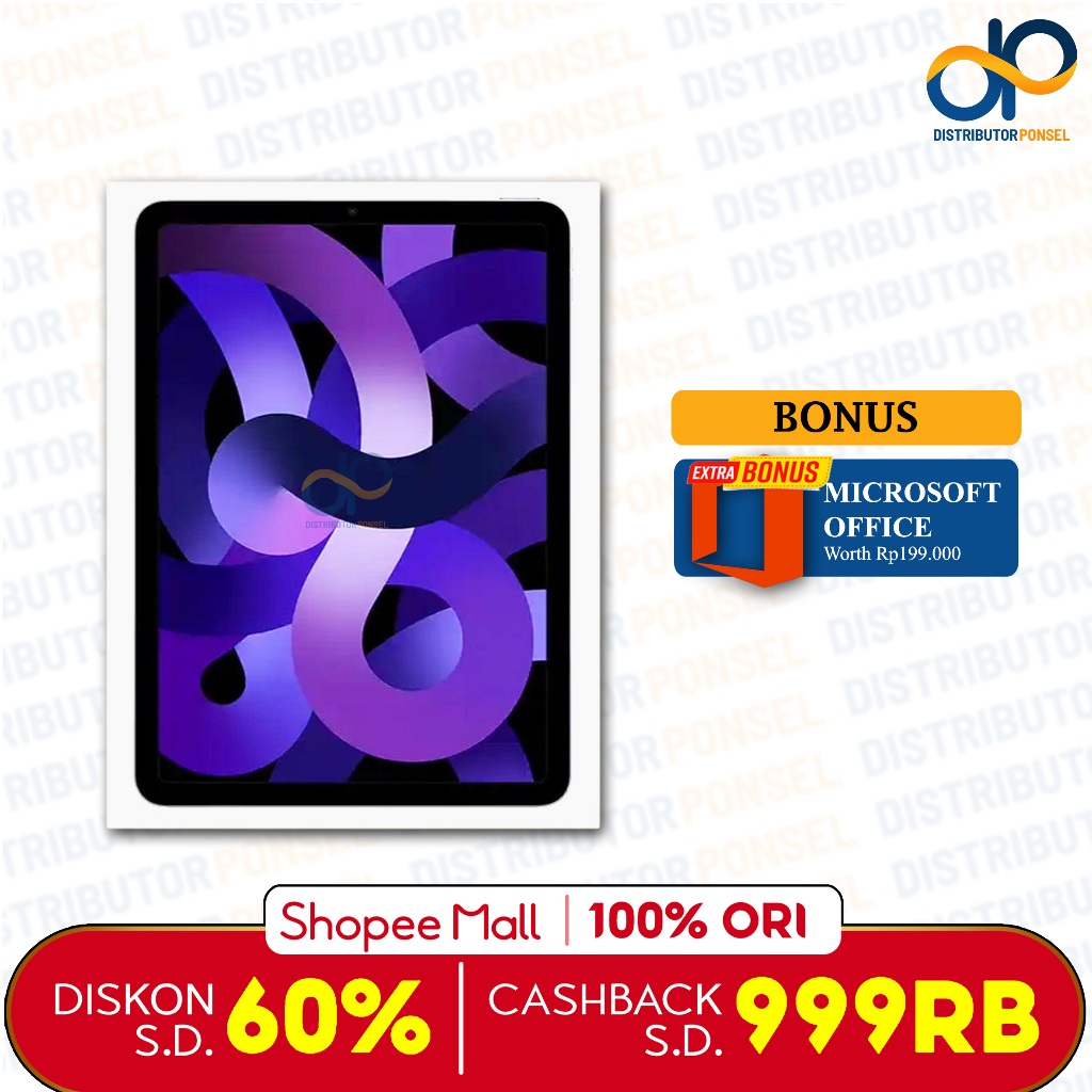 Apple [iPad] Air 5 2022 10.9 inch M1 Chip 256GB 64GB Wifi Garansi Apple CPO