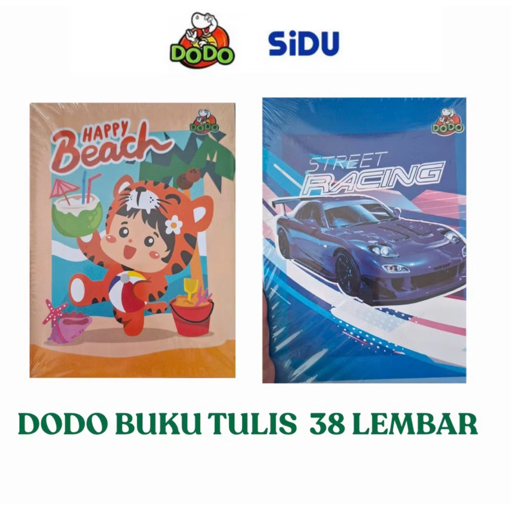 1Pack (10Buku) Buku Tulis Sekolah SIDU VISION alat tulis sekolah dan kantor - Gambar 3