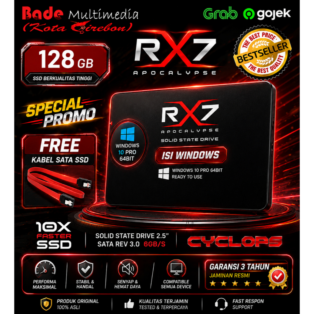 SSD RX7 + WINDOWS 10 PRO READY TO USE - 240GB No Reinstallation ...