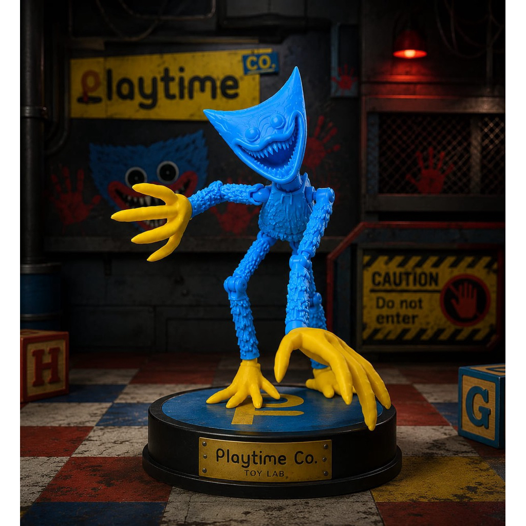 3D Poppy Playtime Print Figure Toy: Huggy Wuggy, Harley Sawyer, and ...