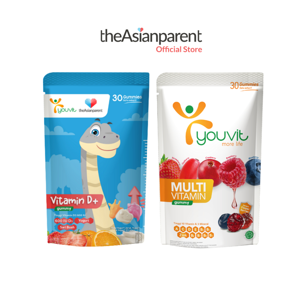 Youvit Family Daily Wellness Bundle, Vitamin D+ & Multivitamin Gummy, 30 Pcs, Kesehatan Keluarga - Gambar 2
