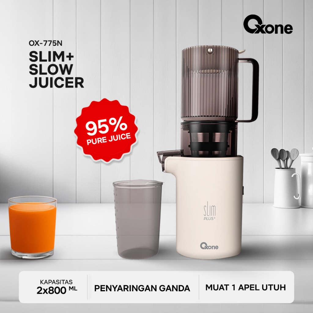 OXONE OX775 Slim Plus Slow Juicer / Slow Juicer / Zero Metal