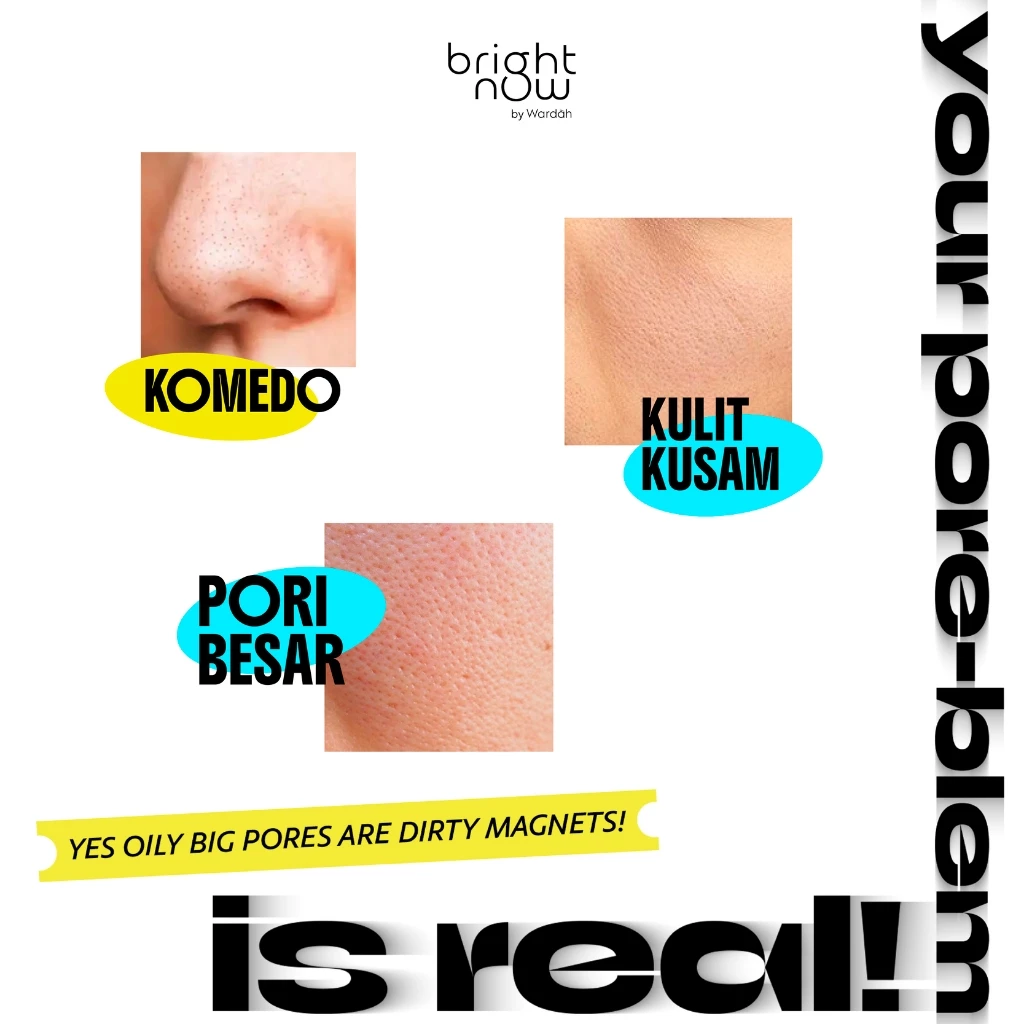 bright now by Wardah Vitamin C Mugwort Clay Oil Ctrl Facial Foam - Sabun Cuci Muka, Kurangi Kulit Kusam, Berminyak, Mengontrol Minyak Berlebih, Mencerahkan, Membersihkan Pori, Antioksidan, Komedo, Pori Besar, Instant Fresh, Normal to Oily Skin - Skincare - Gambar 4