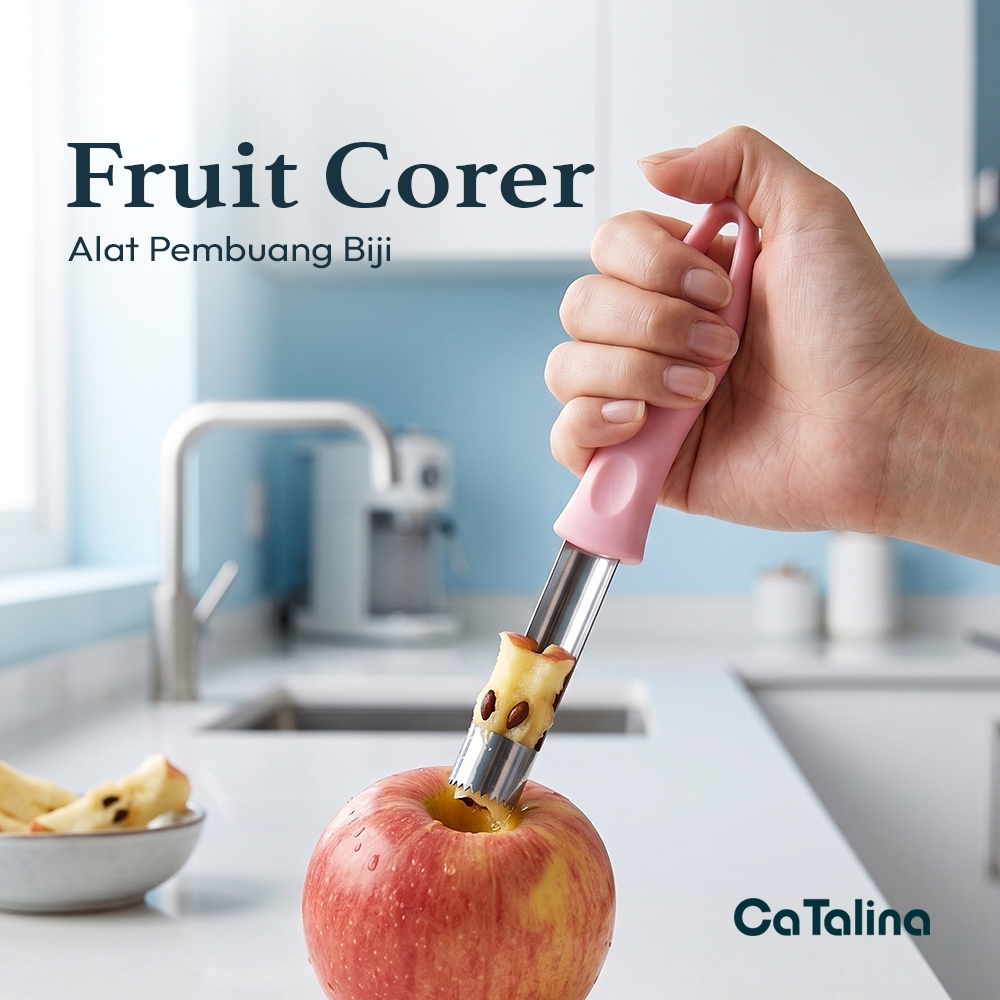 CaTalina Alat Pengambil Biji Buah Apel Fruit Corer Stainless