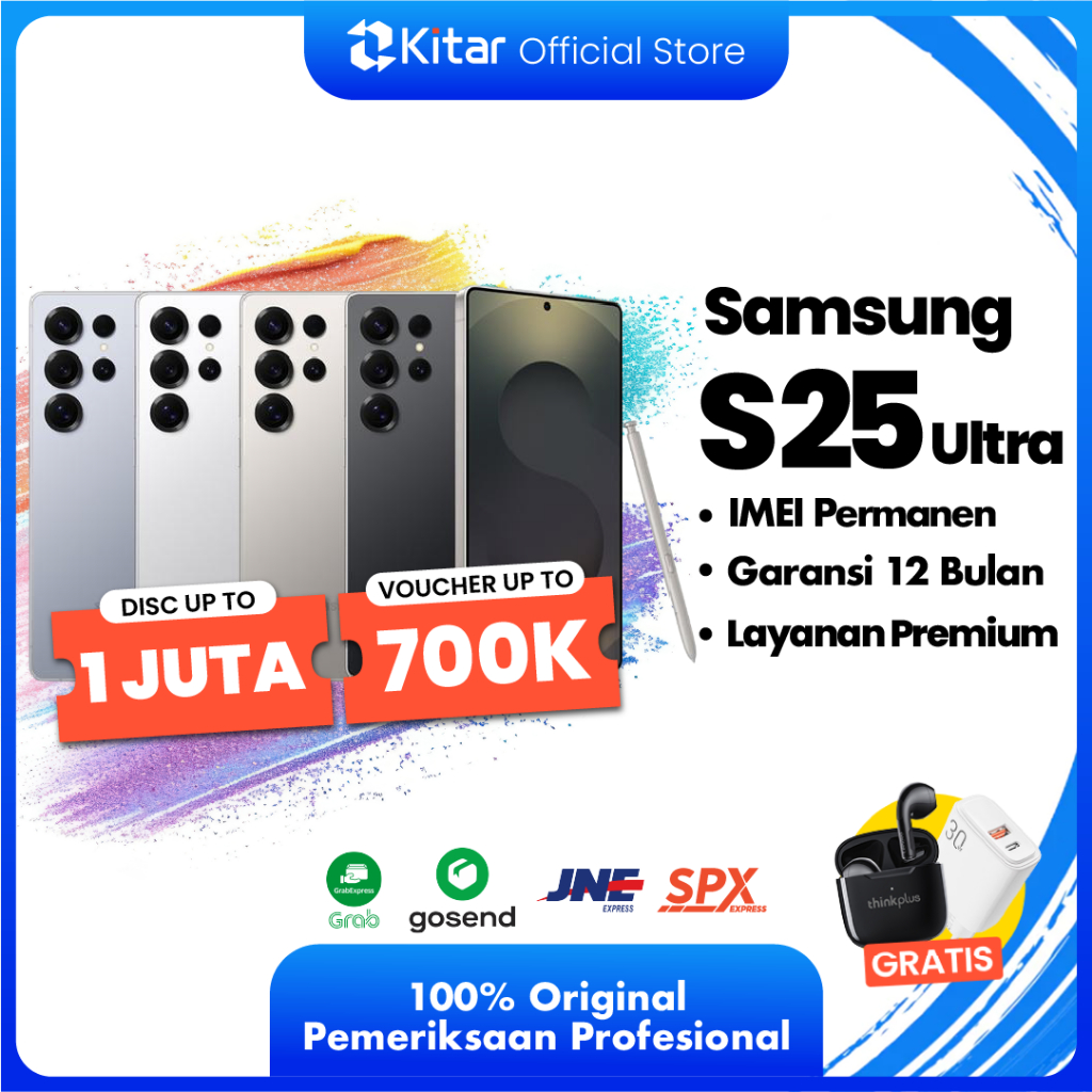 Samsung S25 Ultra Second Resmi ex SEIN Beacukai IMEI Permanen 100% Original FULLSET 256GB 512GB 1TB