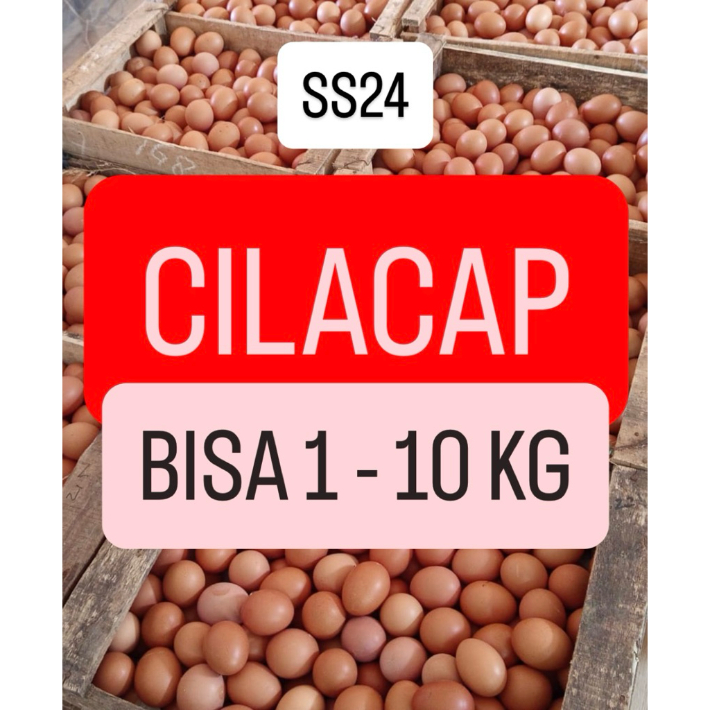 (CILACAP) Telur Ayam 1 KG, 1.5 KG & 2 KG - SS24