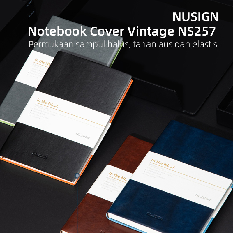 Nusign Notebook / Notebook Size A5 120 Sheets 80gsm Paper Cover Vintage ...
