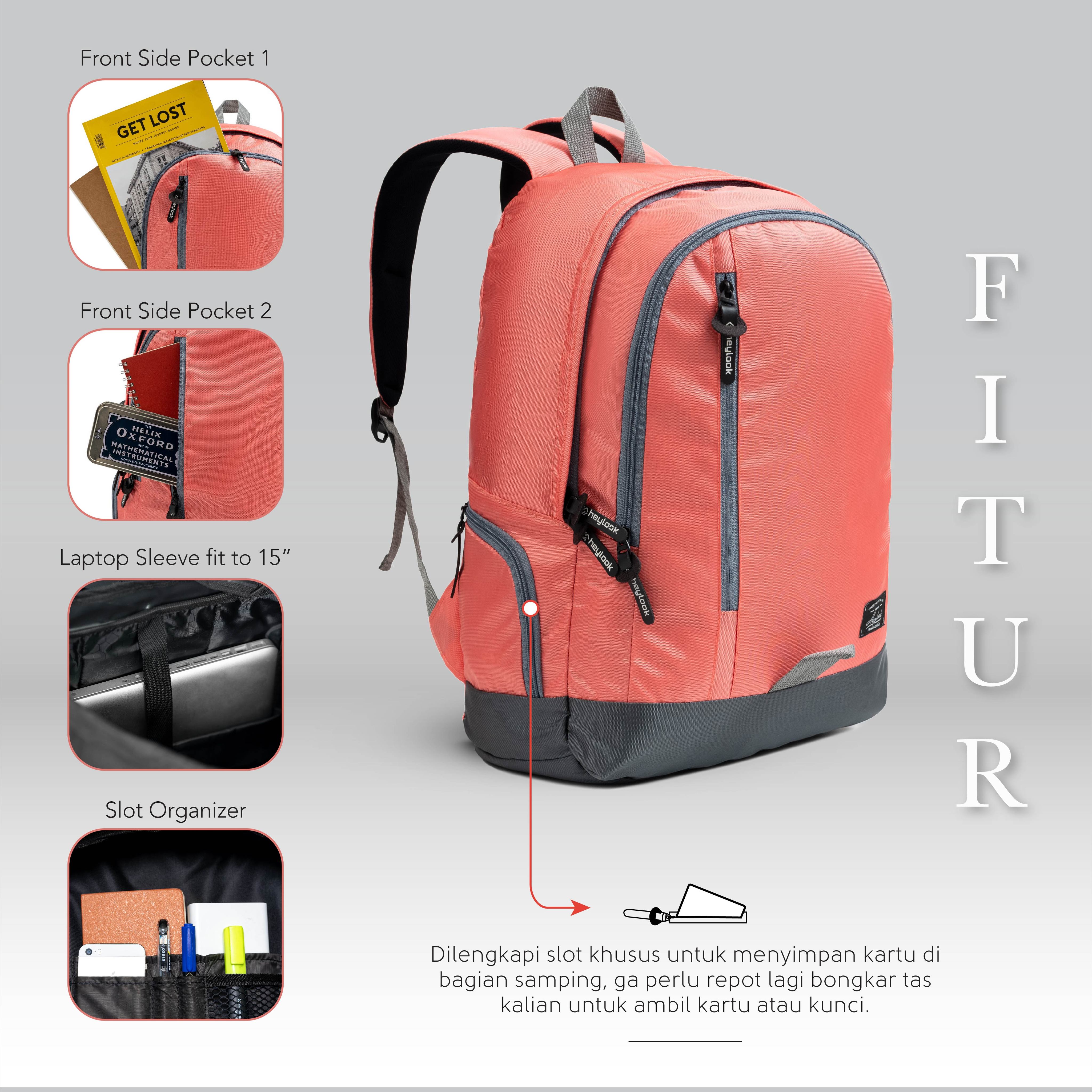 HEYLOOK Official - FULLFARE Backpack Men Women Laptop Backpacks 14-16 ...