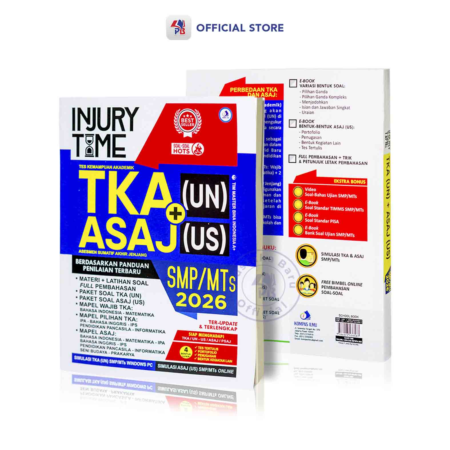 Mts Middle School Exam Book Injury Time Tka Un Asaj Us Smp Mts