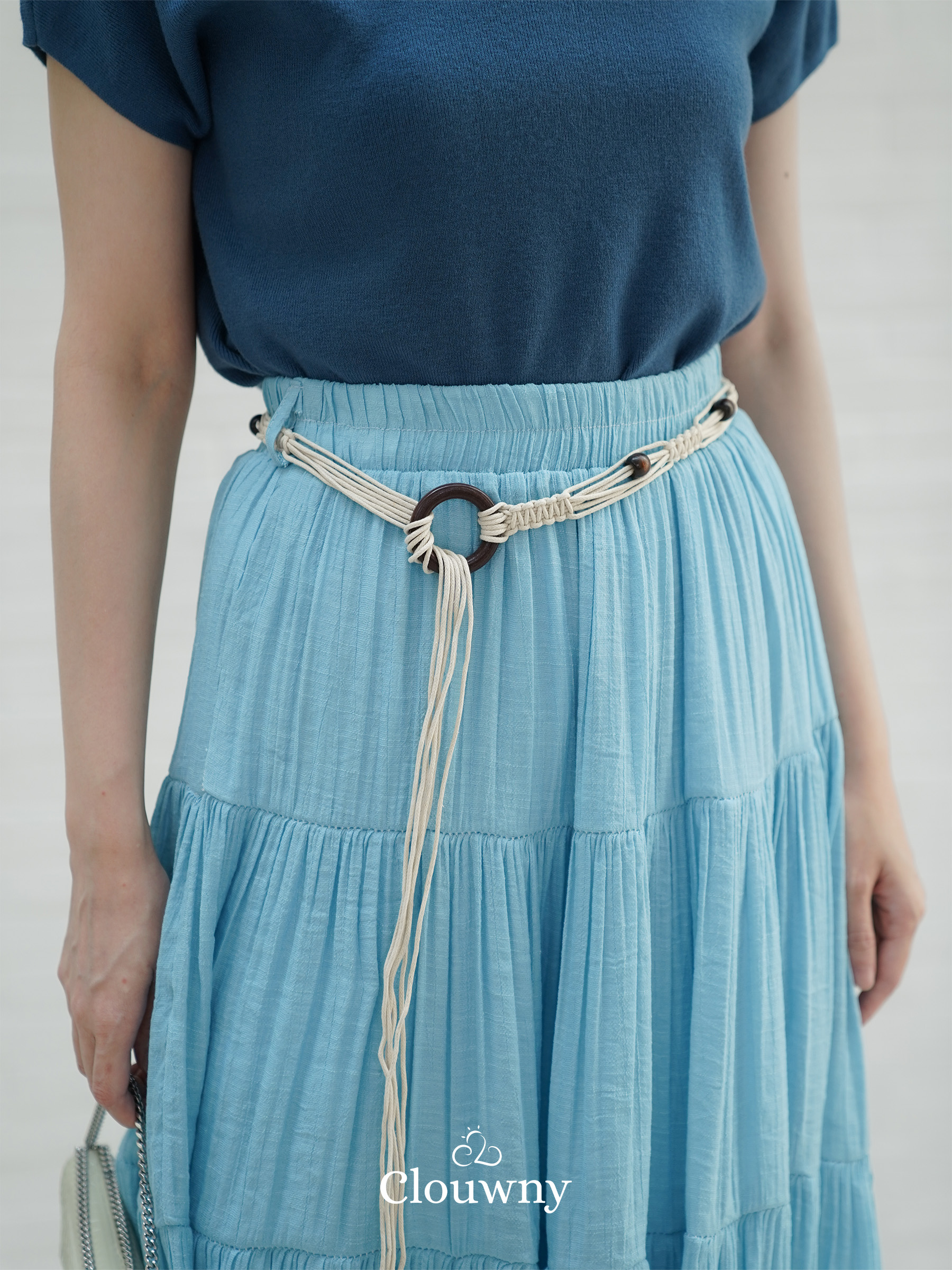 Round String Belt Korean Look Women's Fashionable Belt | Shopee Singapore