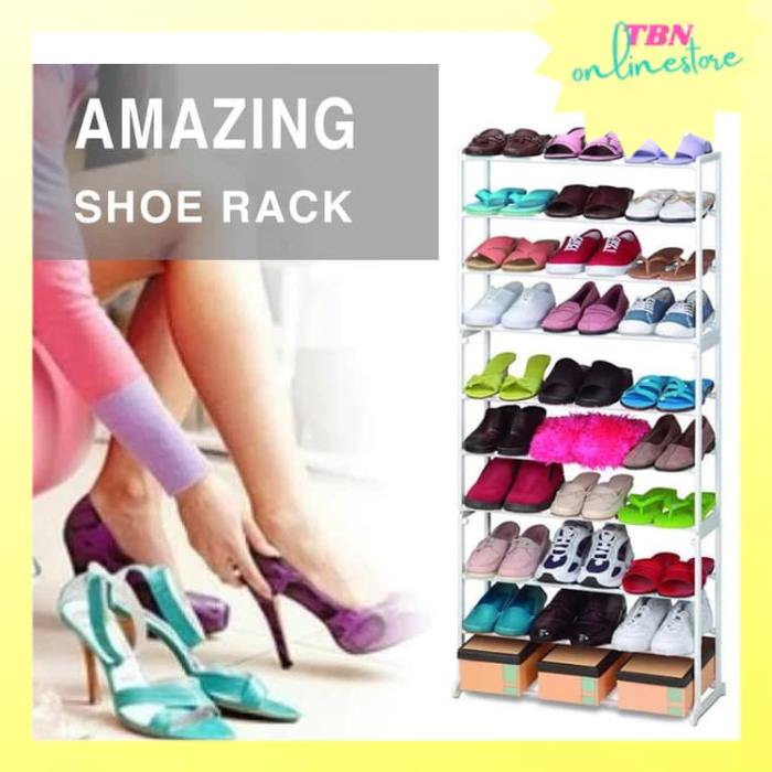 Amazing 10-Tier Shoe rack - 10-Tier Hijab, Scarf, and Shawl rack ...