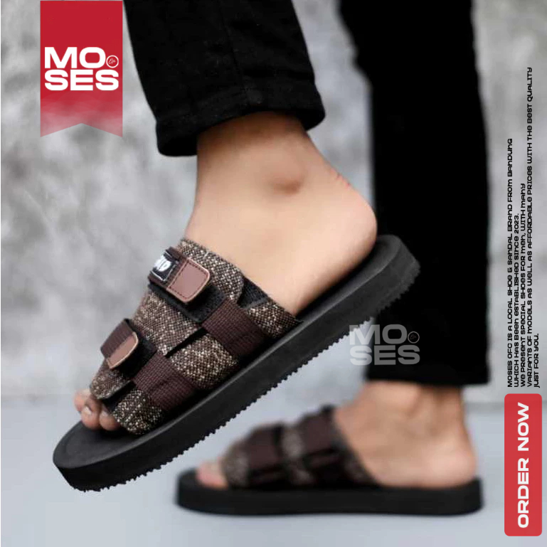 Moses Men's Slide Sandals Slop Men's Distro Slide Sandals HARUKI ...