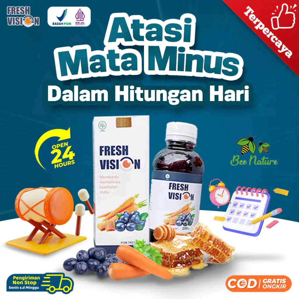 MATA MERAH Honey Fresh Vision – Fres Fision Restores Multivitamin ...