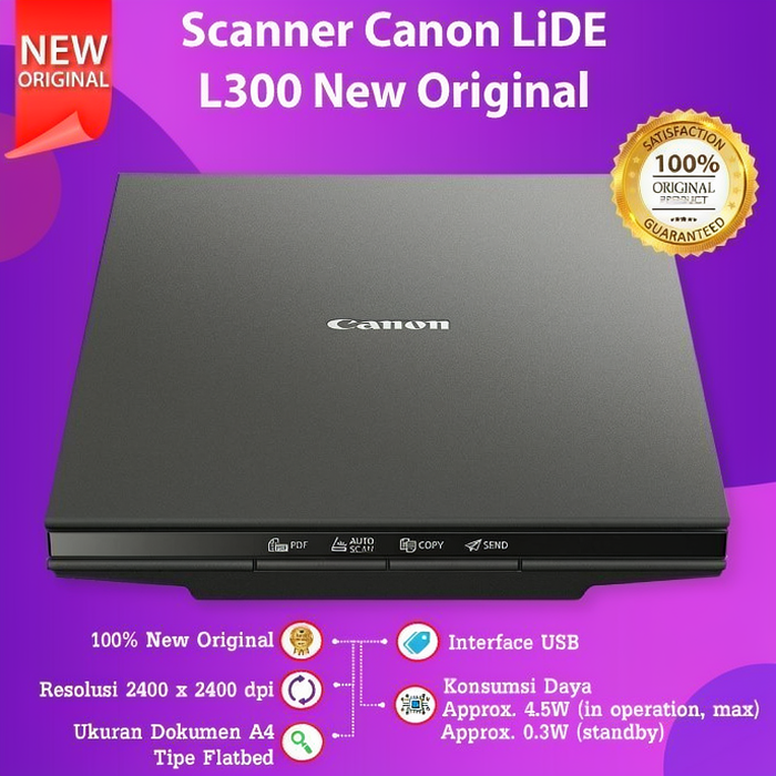 FixPrint SCANNER CANON LIDE 400 / LIDE 300 / Printer MG2570s GARANSI RESMI - Gambar 2