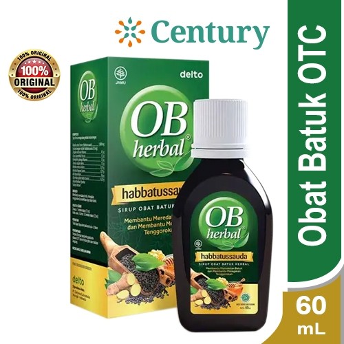 OB HERBAL HABBATUSSAUDA 60ML / OBAT BATUK BERDAHAK /
