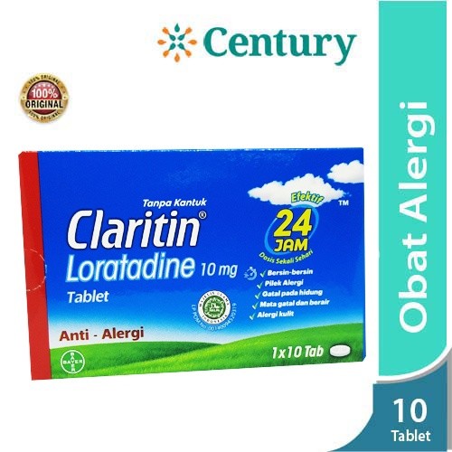 Claritin 10 Mg Isi 10 Tablet / Membantu Meredakan Alergi / Gatal / Pilek - Gambar 2