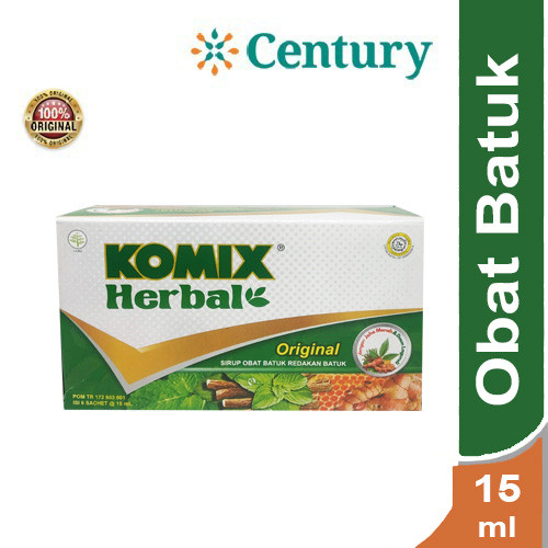 KOMIX HERBAL ORIGINAL 15ML / OBAT BATUK