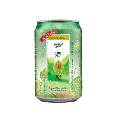 Adem Sari Herbal Lemon Can 320 ML / Minuman Penyegar / Panas Dalam - Gambar 3