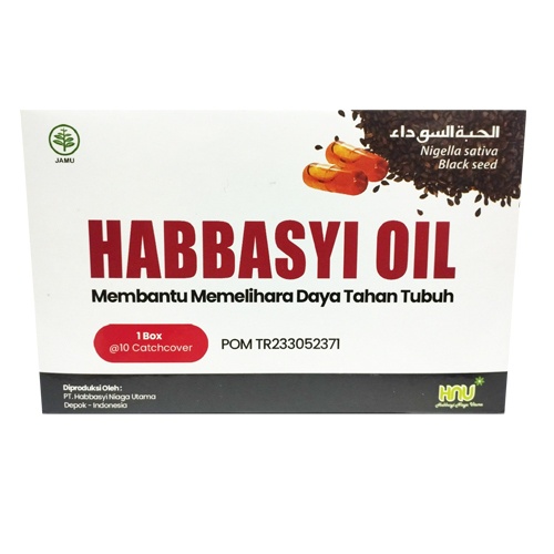 HABBASYI OIL 500MG 1 STRIP 10 CAPS / MULTIVITAMIN / DAYA TAHAN TUBUH - Gambar 2