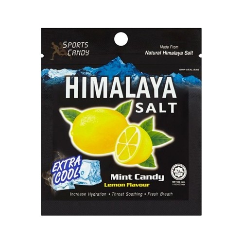 HIMALAYA SALT MINT CANDY LEMON 15GR / PELEGA TENGGOROKAN / PERMEN / MAKANAN