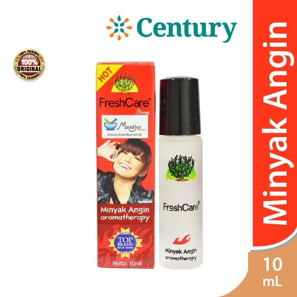 FRESHCARE STRONG MINYAK ANGIN HOT 10 ML / MINYAK AROMATHERAPY / MASUK ANGIN /KEMBUNG / FLU / PEGAL