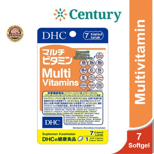 DHC Multivitamin 7 Kapsul Lunak / Suplemen Kesehatan/mineral