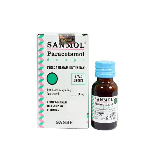 Sanmol Paracetamol Drop 15ml / Penurun Demam / Paracetamol - Gambar 2