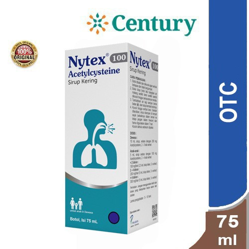 NYTEX 100 MG/5 ML DRY SYRUP 75 ML / BATUK BERDAHAK