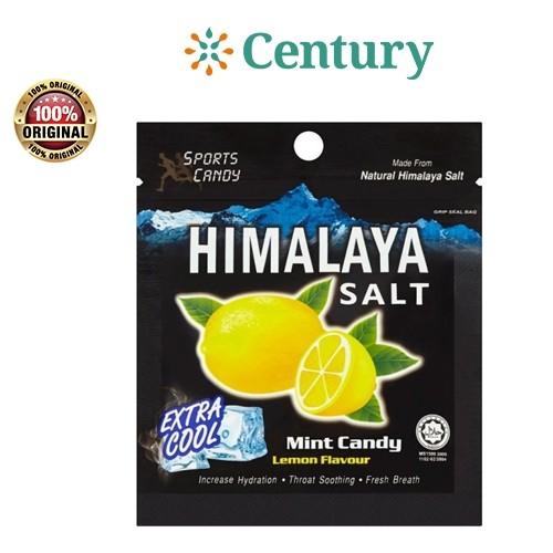 HIMALAYA SALT MINT CANDY LEMON 15GR / PELEGA TENGGOROKAN / PERMEN / MAKANAN - Gambar 3