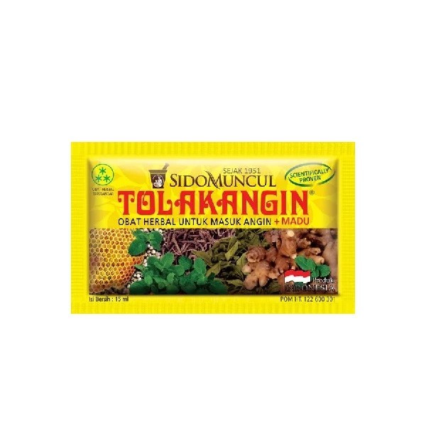 Jamu Tolak Angin Plus Madu 1 Sachet / Masuk Angin - Gambar 2